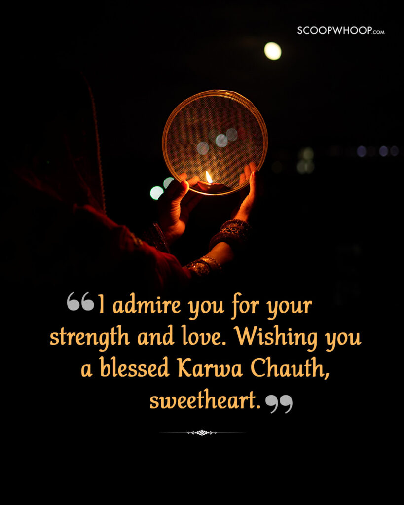 Karwa Chauth Wishes for Wife