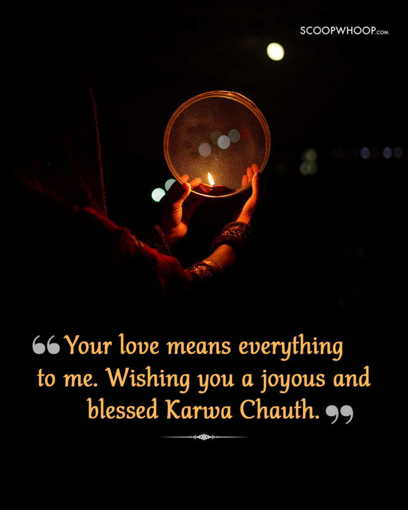 Happy Karwa Chauth Wishes for Wife