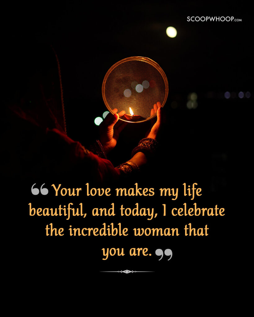 Karwa Chauth Quotes for Wife