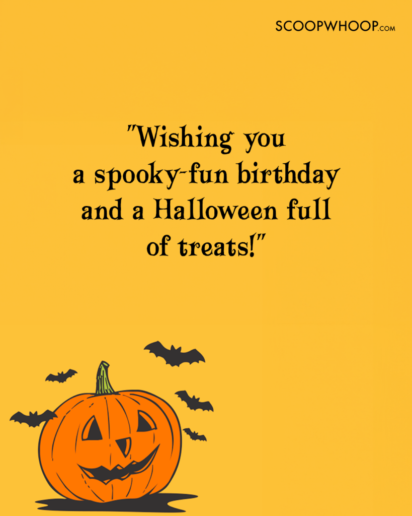 Halloween Birthday Wishes