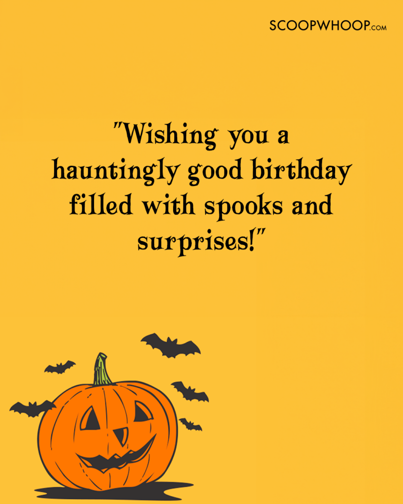 Halloween Birthday Wishes