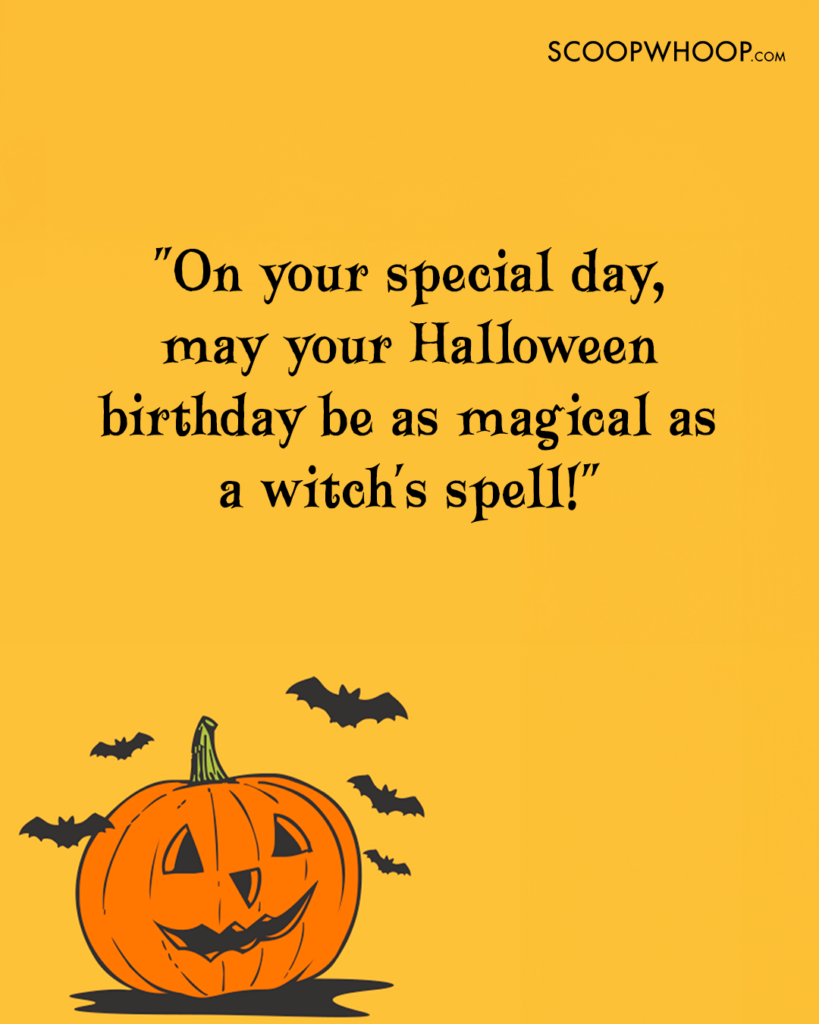 Halloween Birthday Wishes