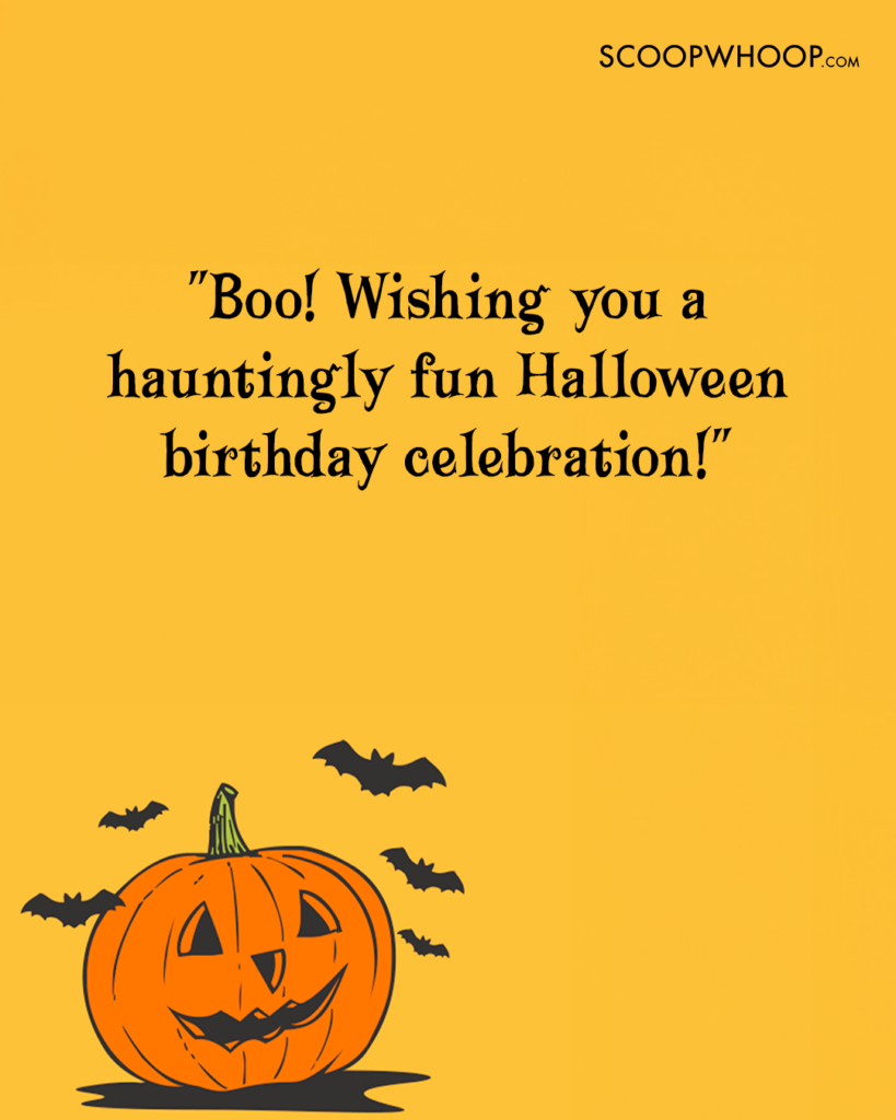 Halloween Birthday Wishes