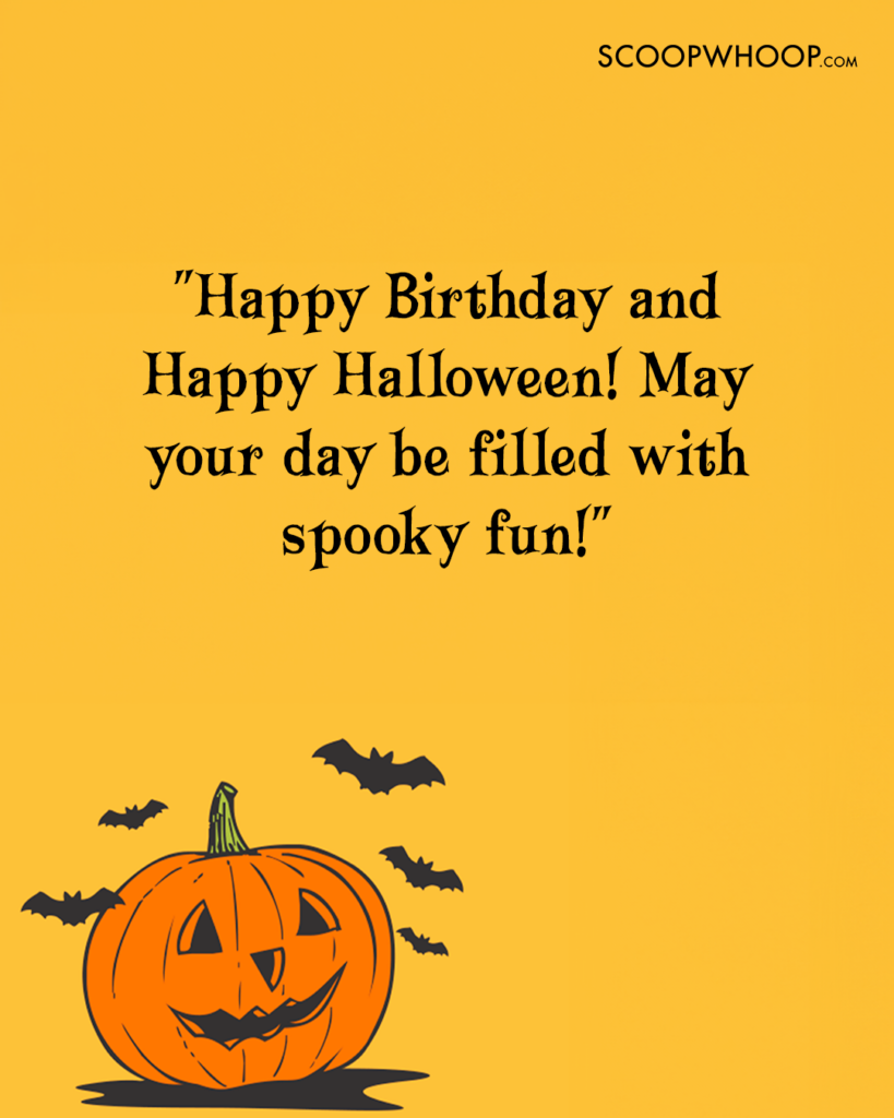 Halloween Birthday Wishes