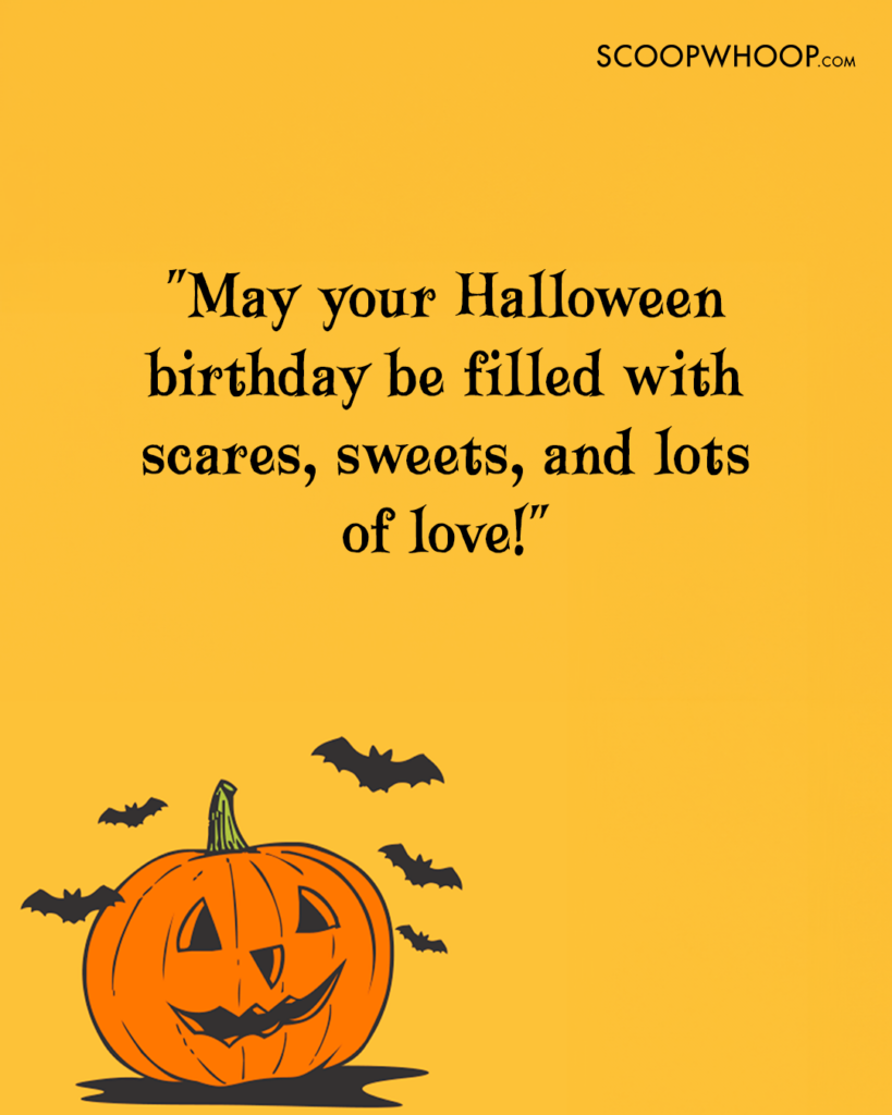 Halloween Birthday Wishes