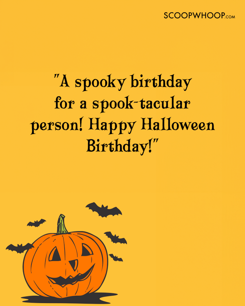 Halloween Birthday Wishes