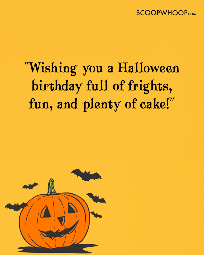 Halloween Birthday Wishes