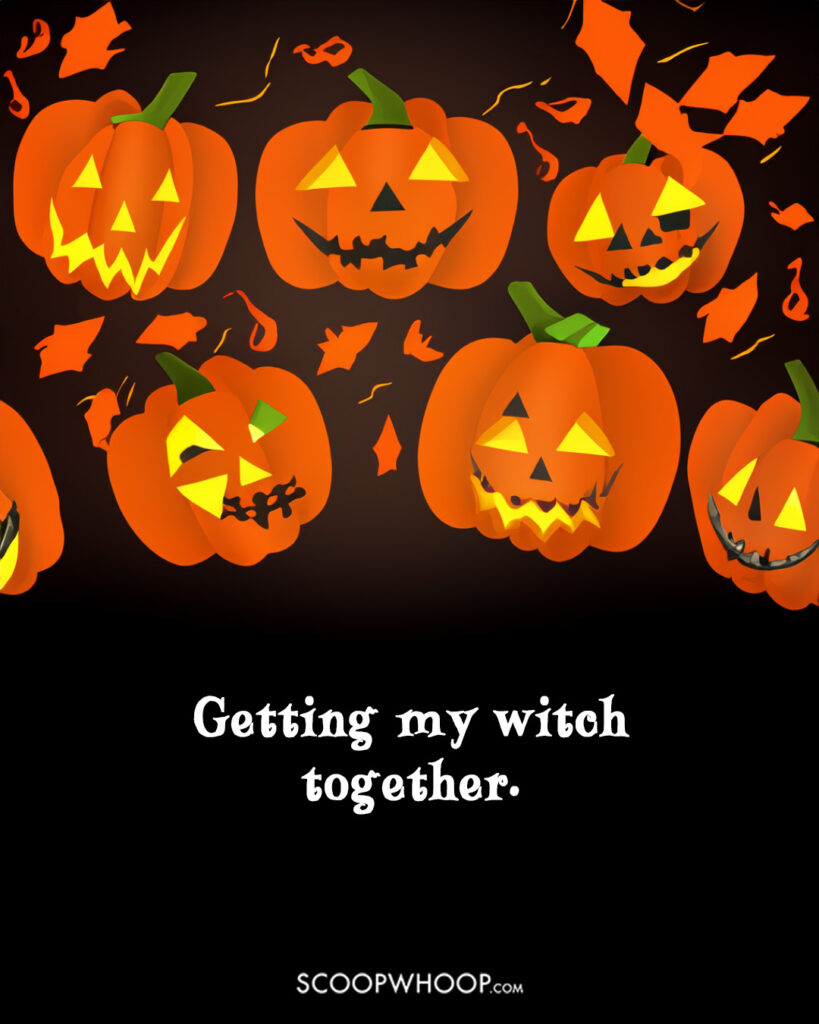 Witty Halloween Captions