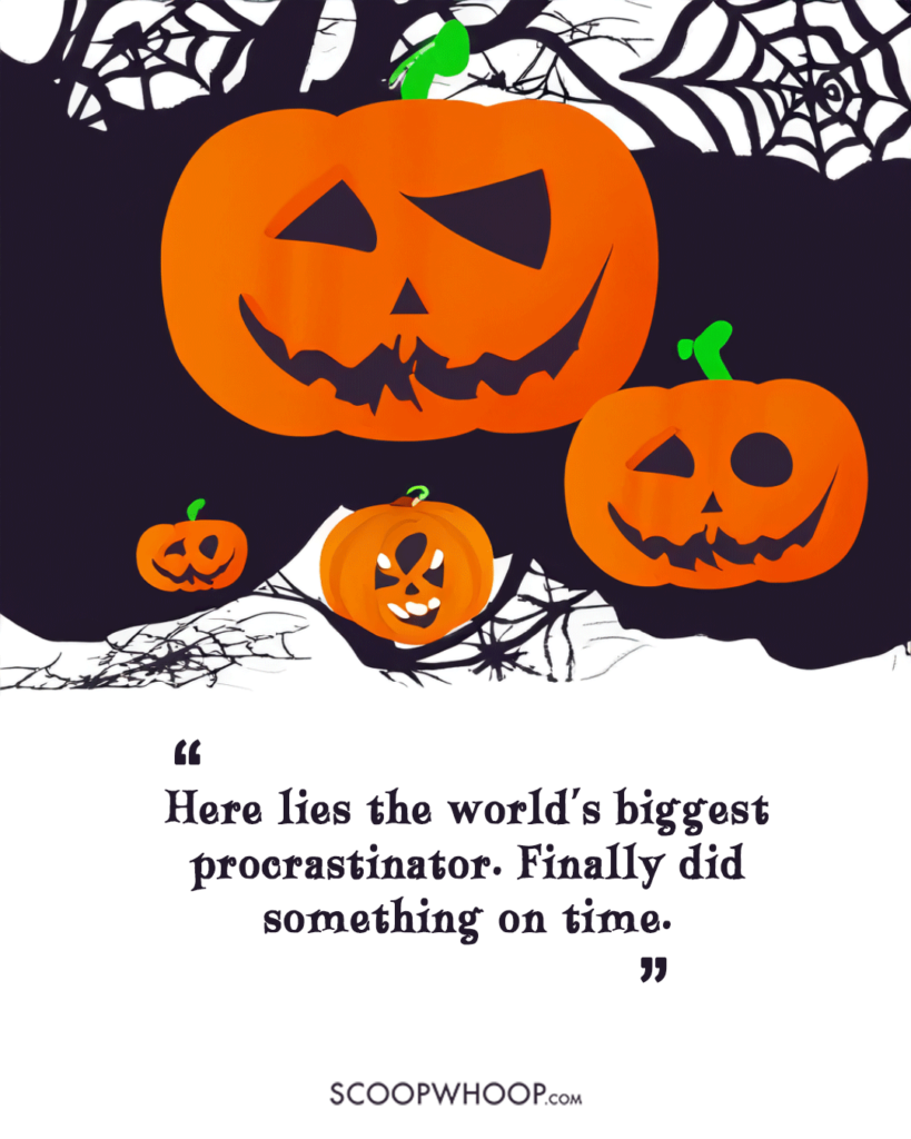 Funny Gravestone Sayings for Halloween