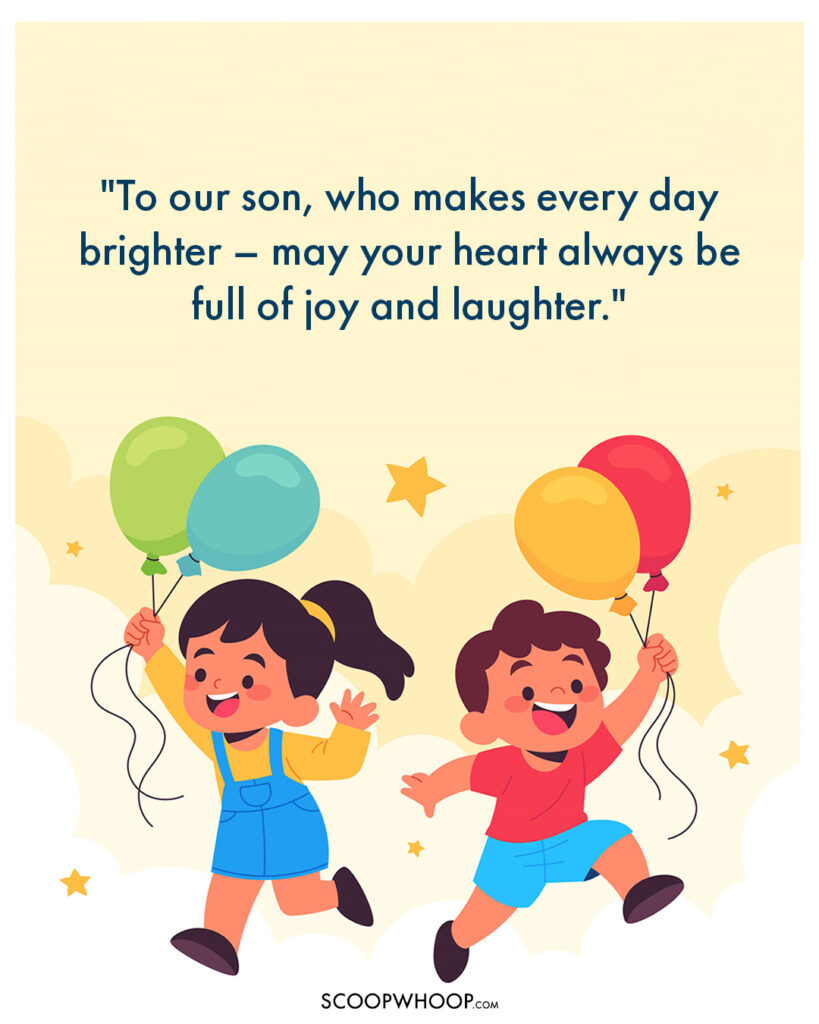 Children’s Day Wishes from Parents to Son