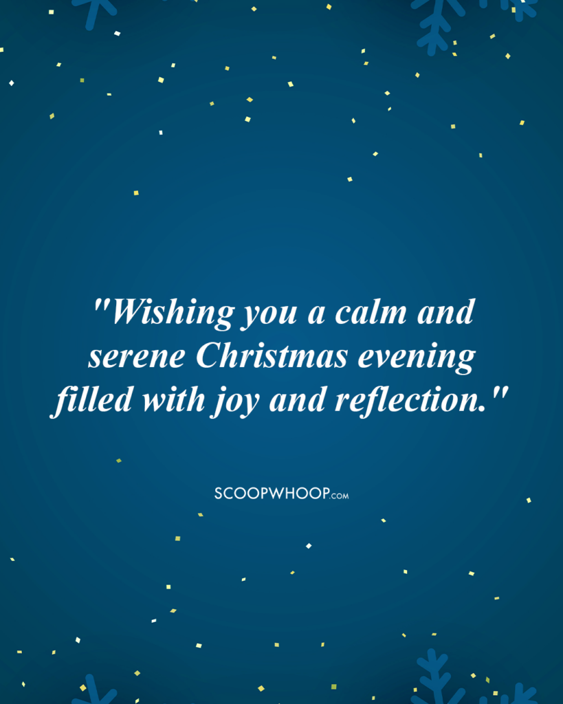 Christmas Evening Wishes