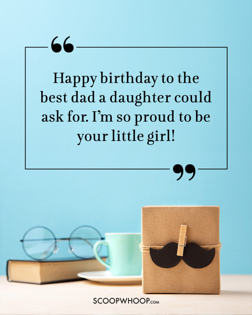 Father Birthday Wishes from Daughter