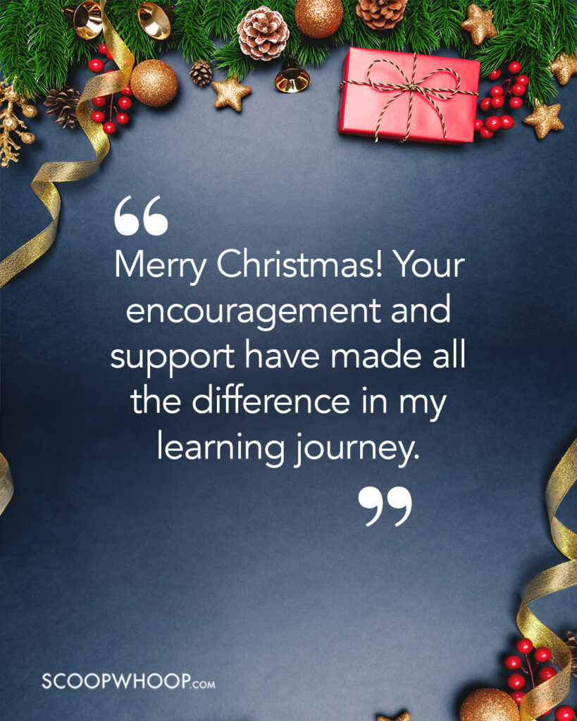 Wishes for Christmas for Teachers