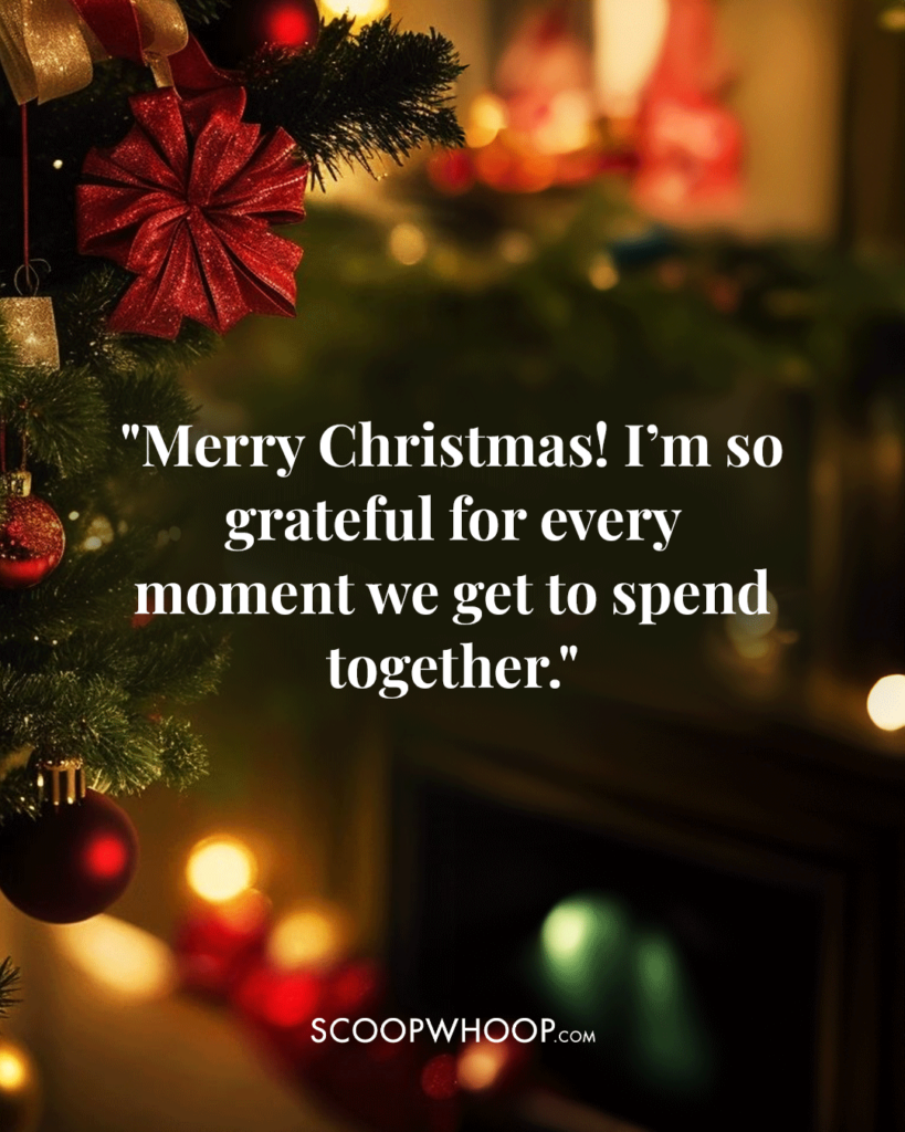 Merry Christmas Message to Family