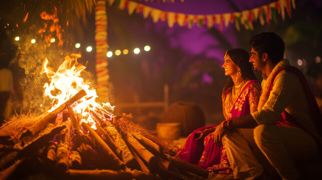 Happy Lohri Wishes for Wife