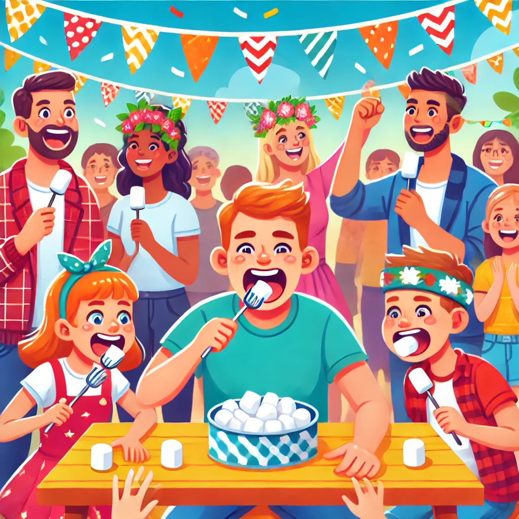 Marshmallow Eating Contest - Best Festival Party Game