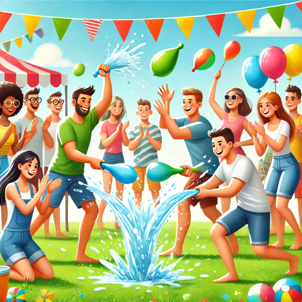 Water Balloon Toss - Best Festival Party Game