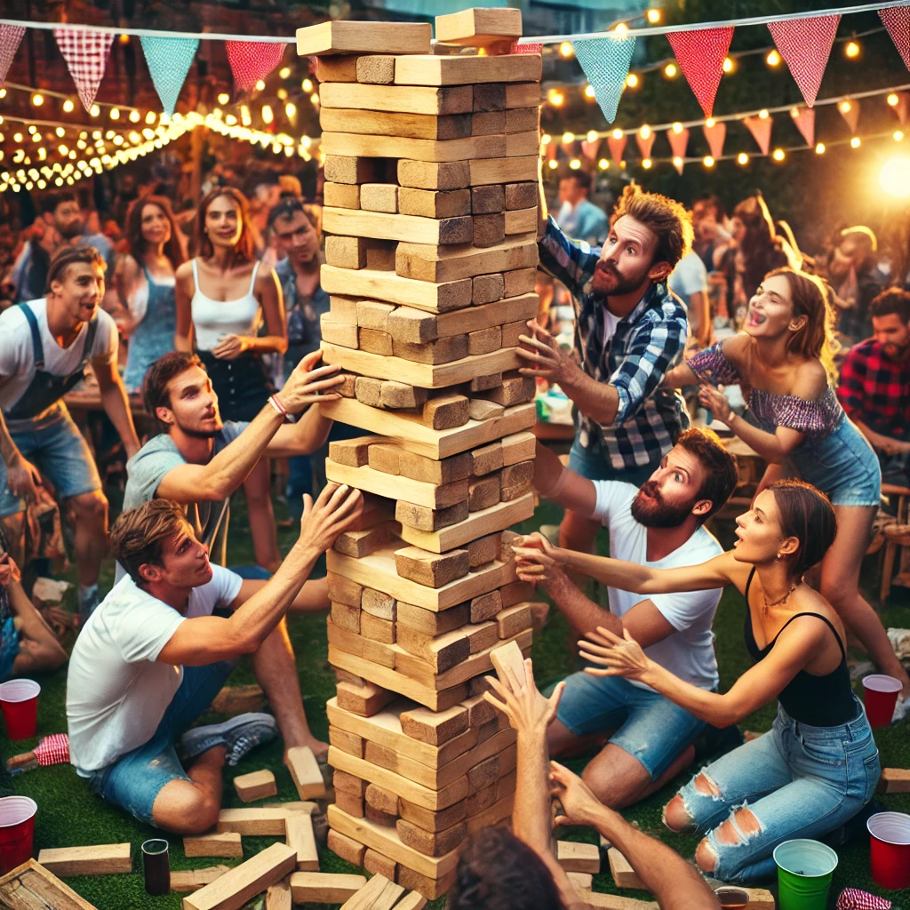 Giant Jenga - Best Festival Party Game