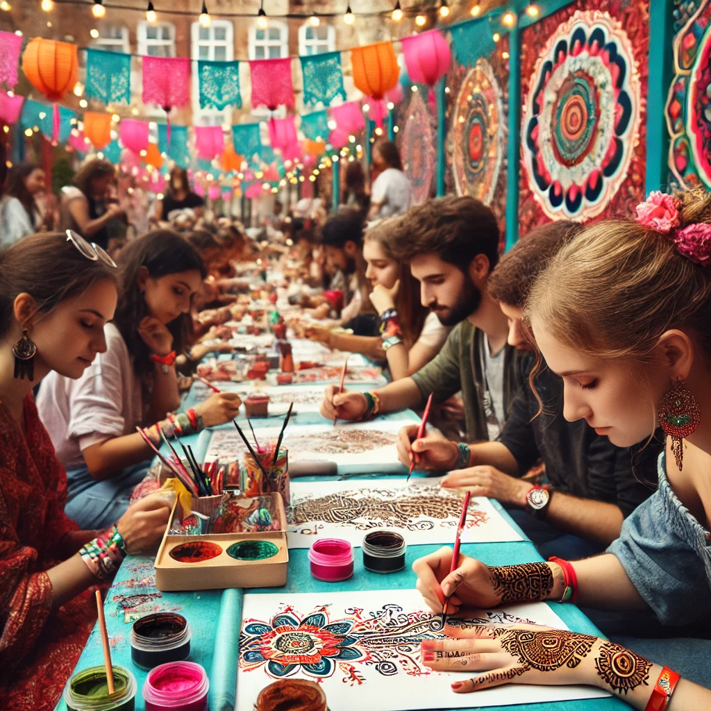 Henna Art Competition - Best Festival Party Game