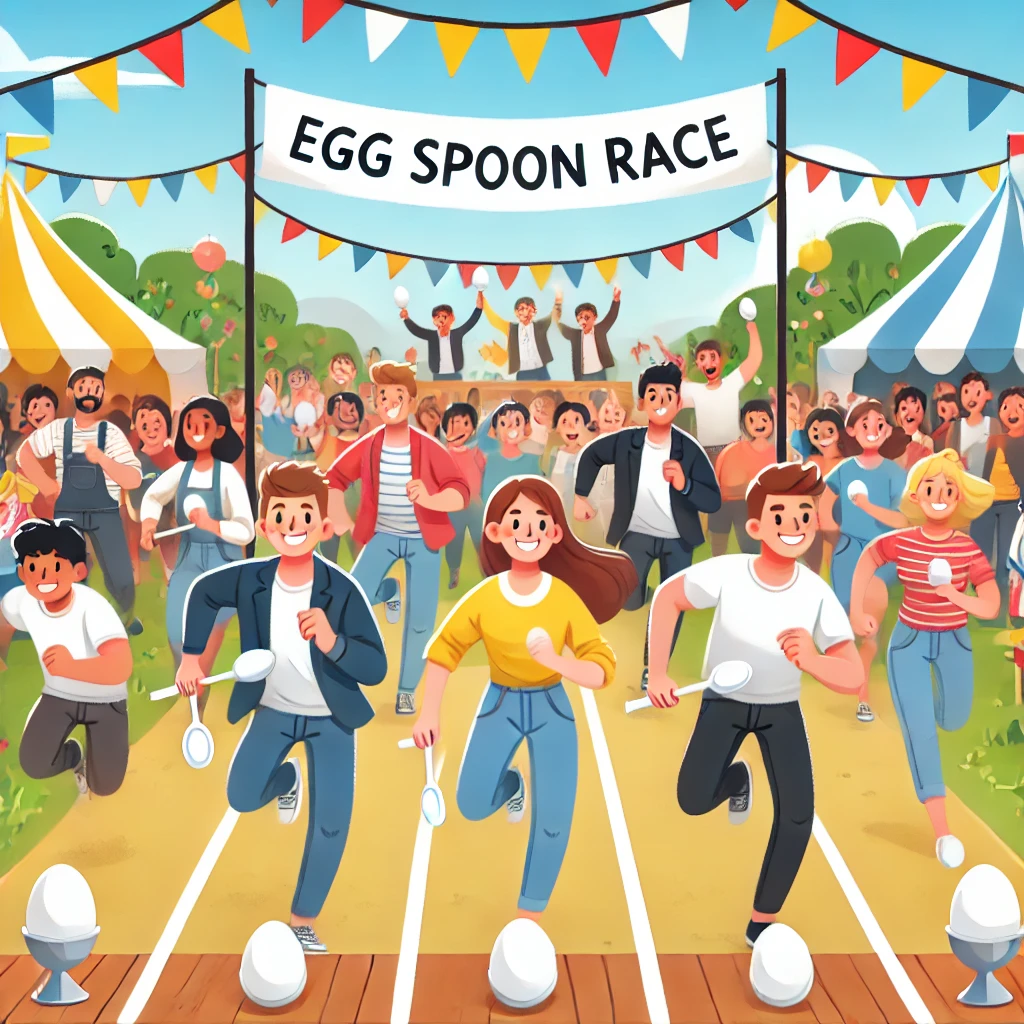 Egg Spoon Race - Best Festival Party Game