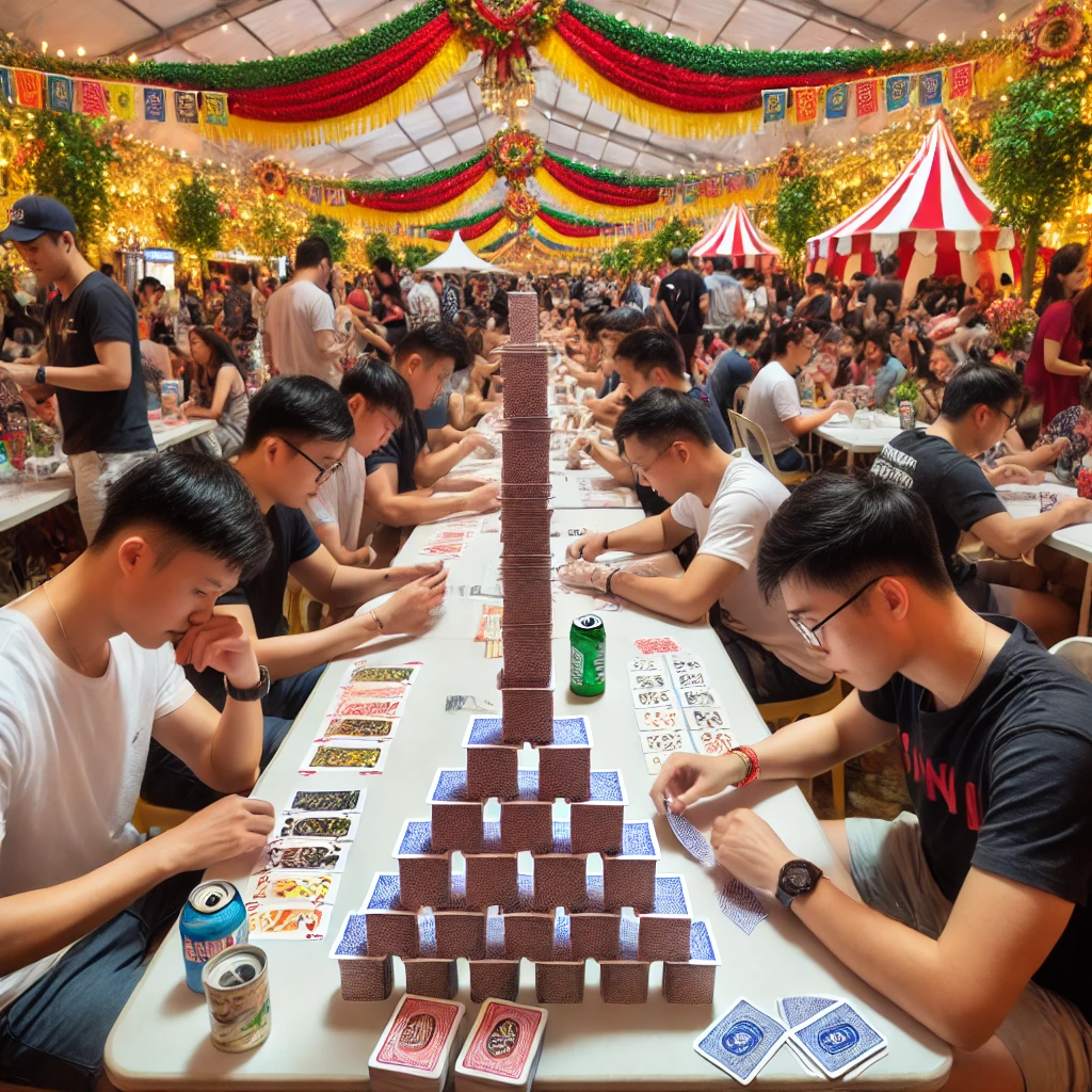 Tower of Cards Challenge - Best Festival Party Game