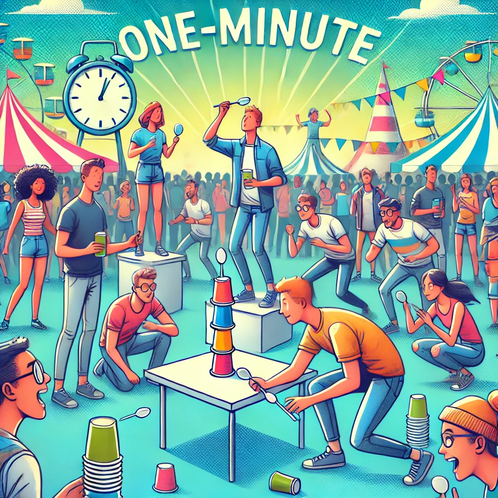 One-Minute Challenges - Best Festival Party Game