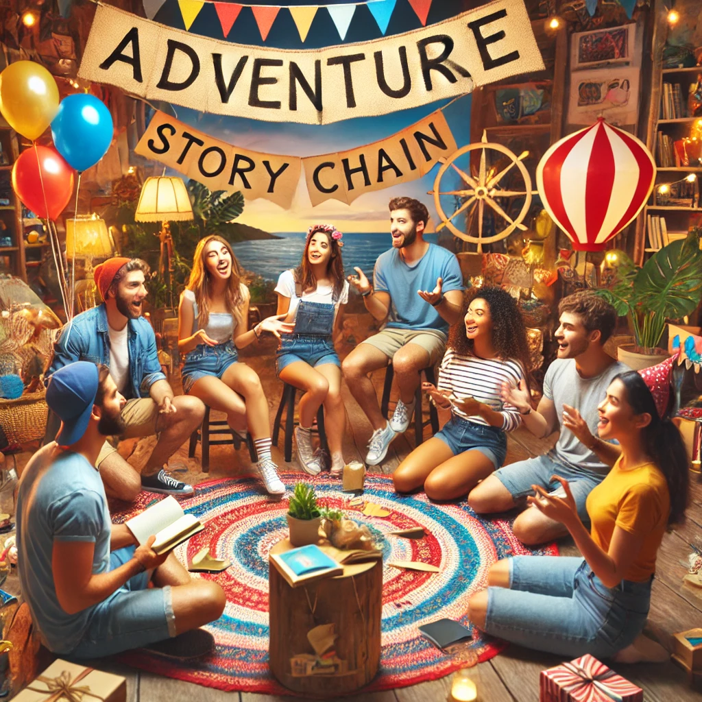 Adventure Story Chain - Best Festival Party Game