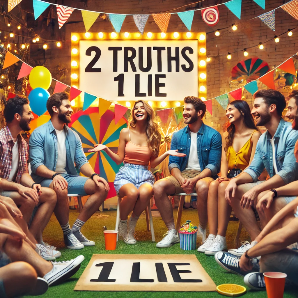 2 Truths 1 Lie - Best Festival Party Game