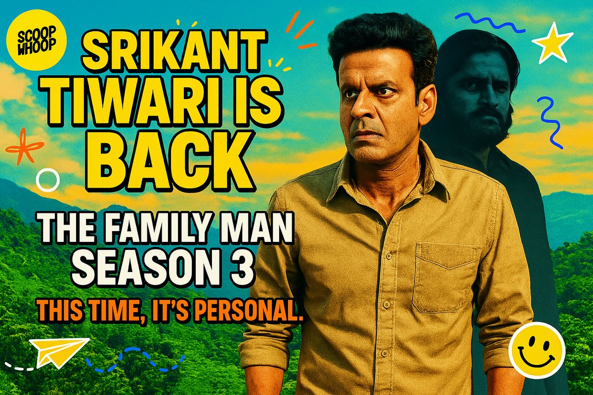 Srikant Tiwari is back: Prime Video announces Manoj Bajpayee’s ‘The Family Man’ Season 3