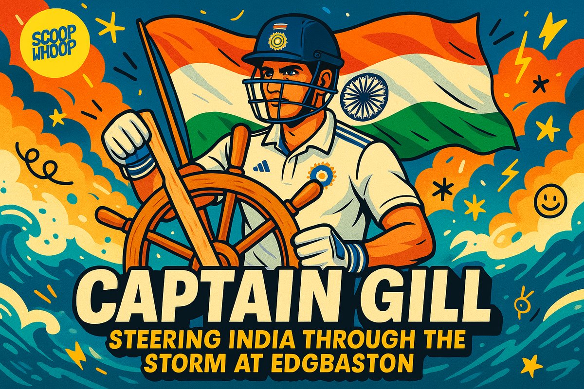 IND vs ENG 2nd Test, Day One, Edgbaston: With grit and wit, captain Shubman Gill keeps India’s ship afloat through rough seas