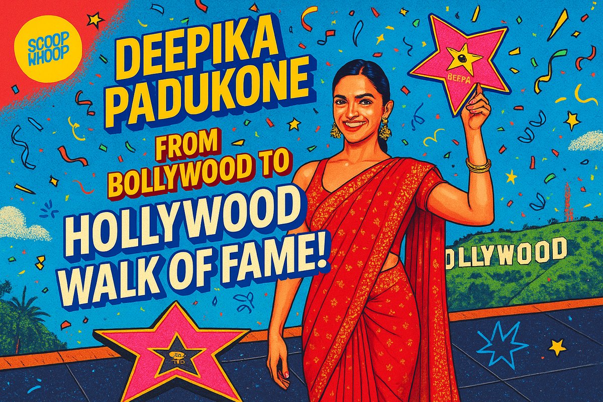 Deepika Padukone adds another feather to her cap, becomes the first Indian to receive a star on the Hollywood Walk Of Fame