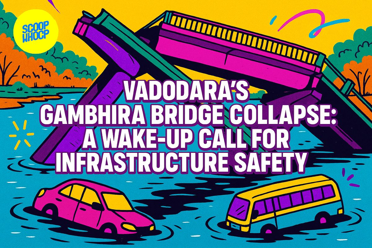 Nine killed as vehicles plunge into river after Gambhira bridge collapse in Vadodara