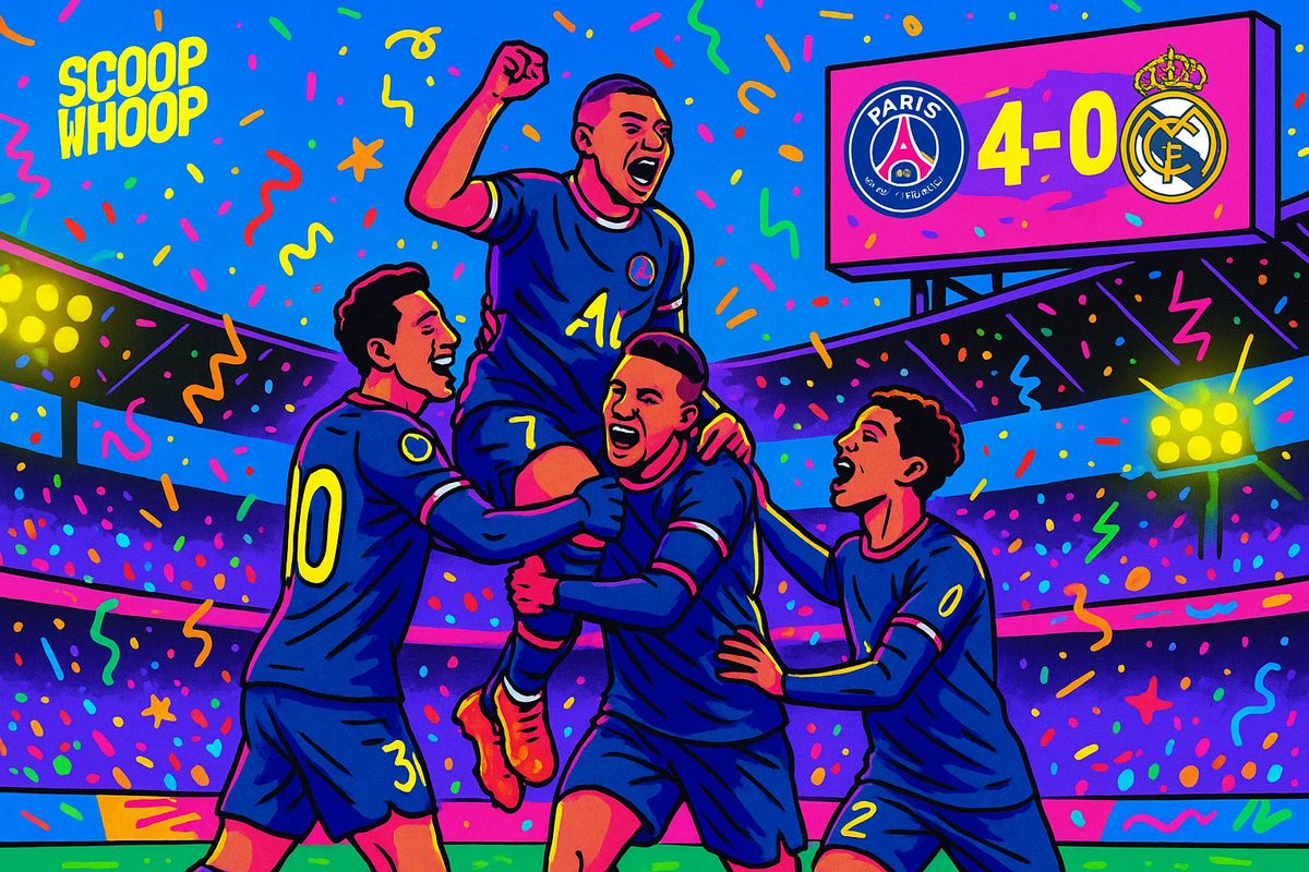 PSG hammer Real Madrid 4-0 to reach FIFA Club World Cup final
