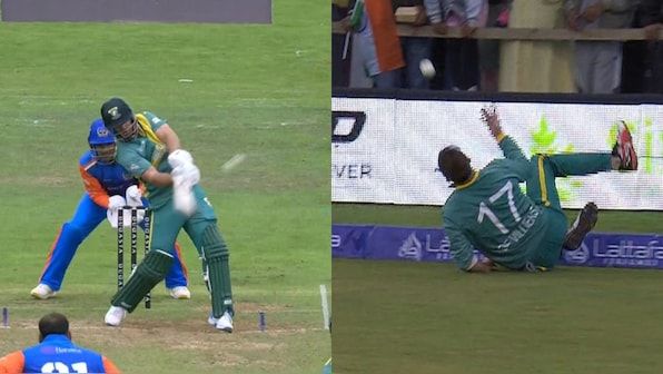 Fiery fifty and brilliant fielding: AB de Villiers turns back the clock as South Africa beat India in WCL; watch videos – Firstpost
