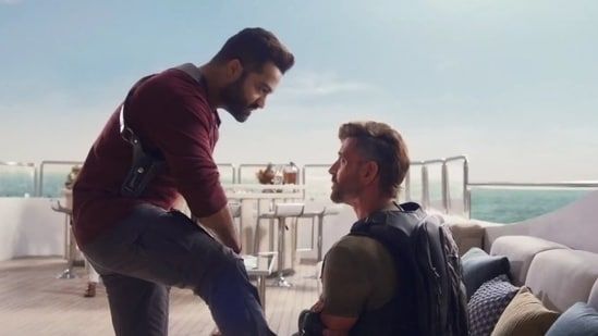 Jr NTR fans throng to theatres to watch him 'breathe fire' in War 2 trailer during face-off with Hrithik Roshan