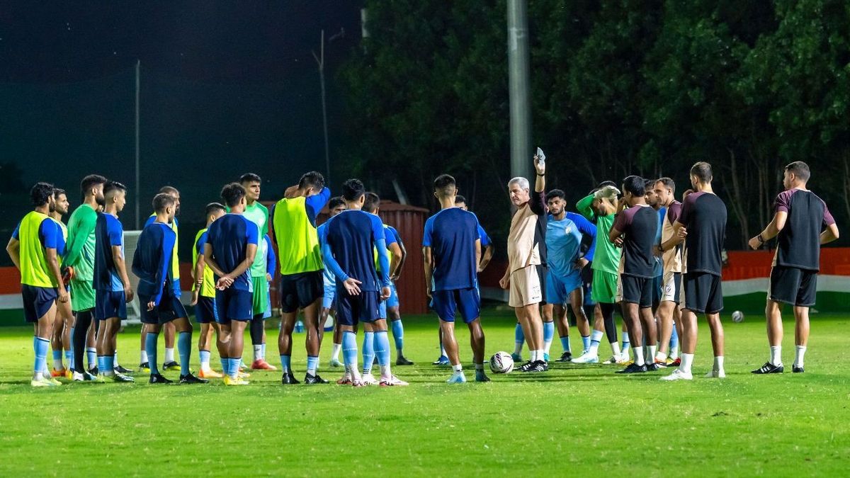 India Men's Football Training