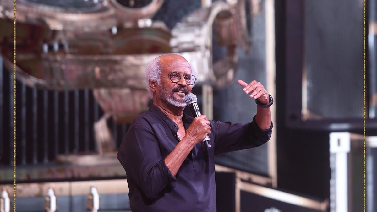 Rajinikanth at Coolie Audio Launch