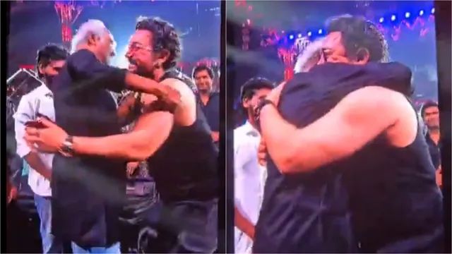 Rajinikanth & Aamir Khan Hug