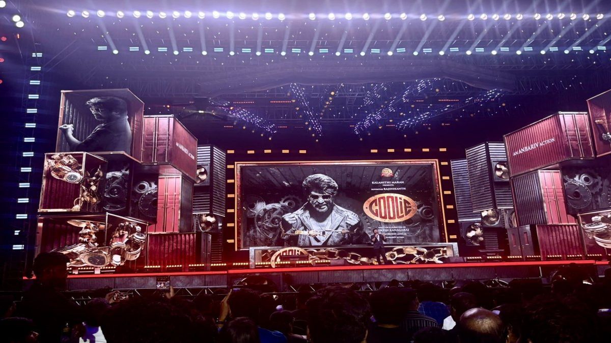 Coolie Audio Launch Stage