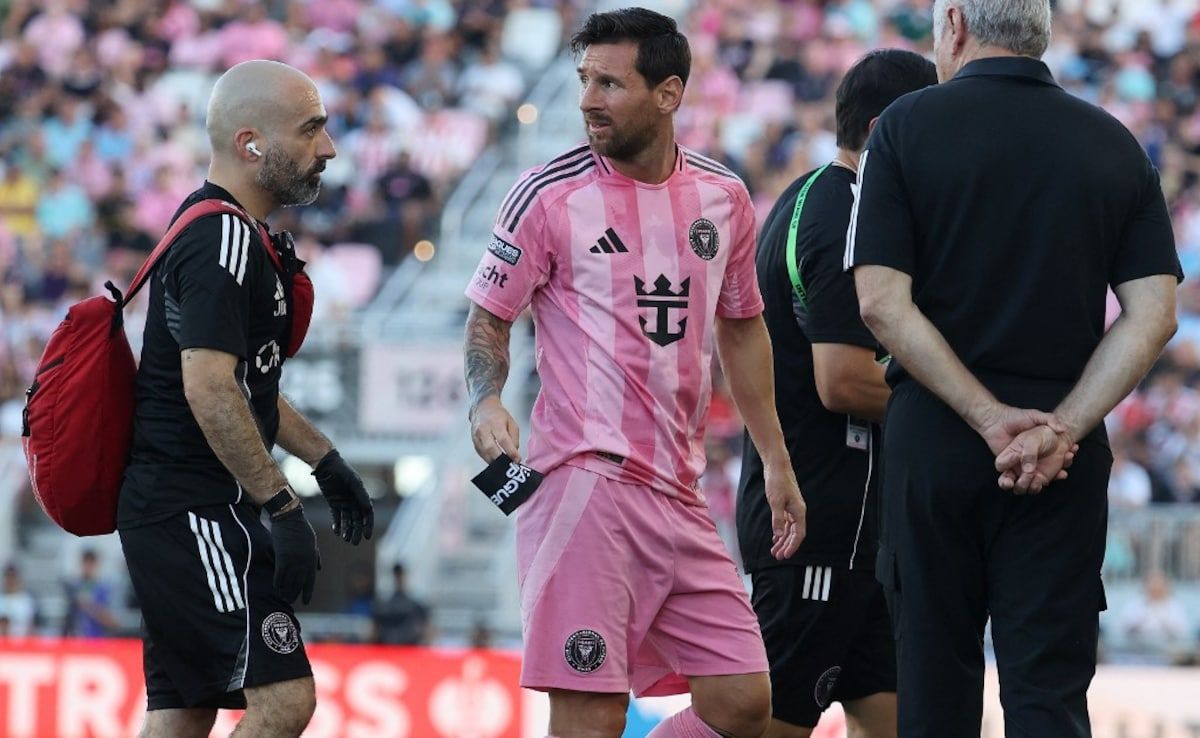Lionel Messi Exits Early With Injury In Inter Miami's Leagues Cup Win