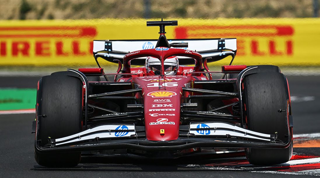 Leclerc Surprises With Pole In Hungary