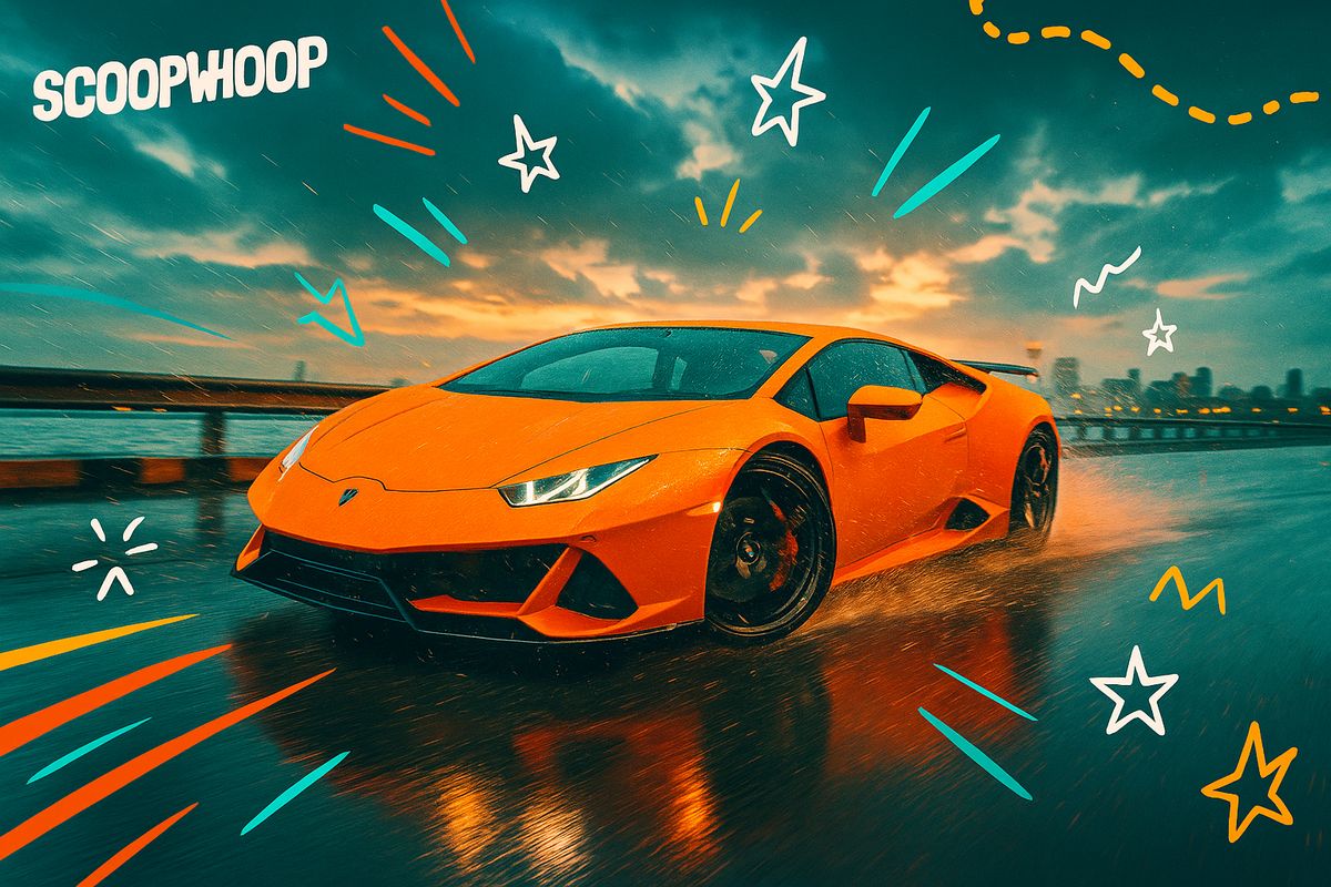 On cam, speeding Lamborghini crashes into divider on Coastal Road in Mumbai | Mumbai news