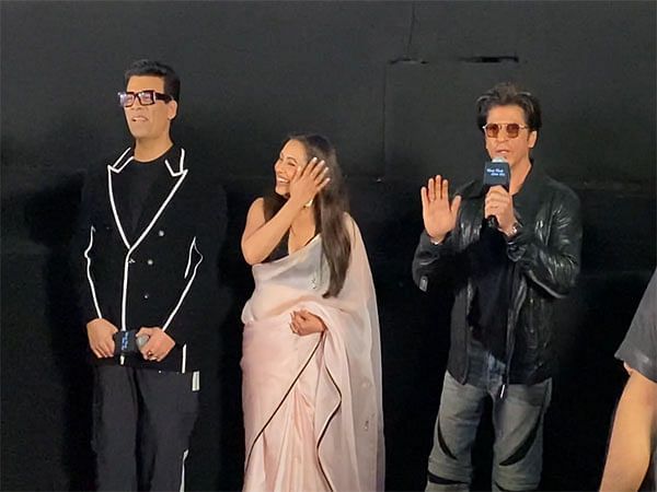 SRK, Rani, and Karan at KKHH Screening 2023