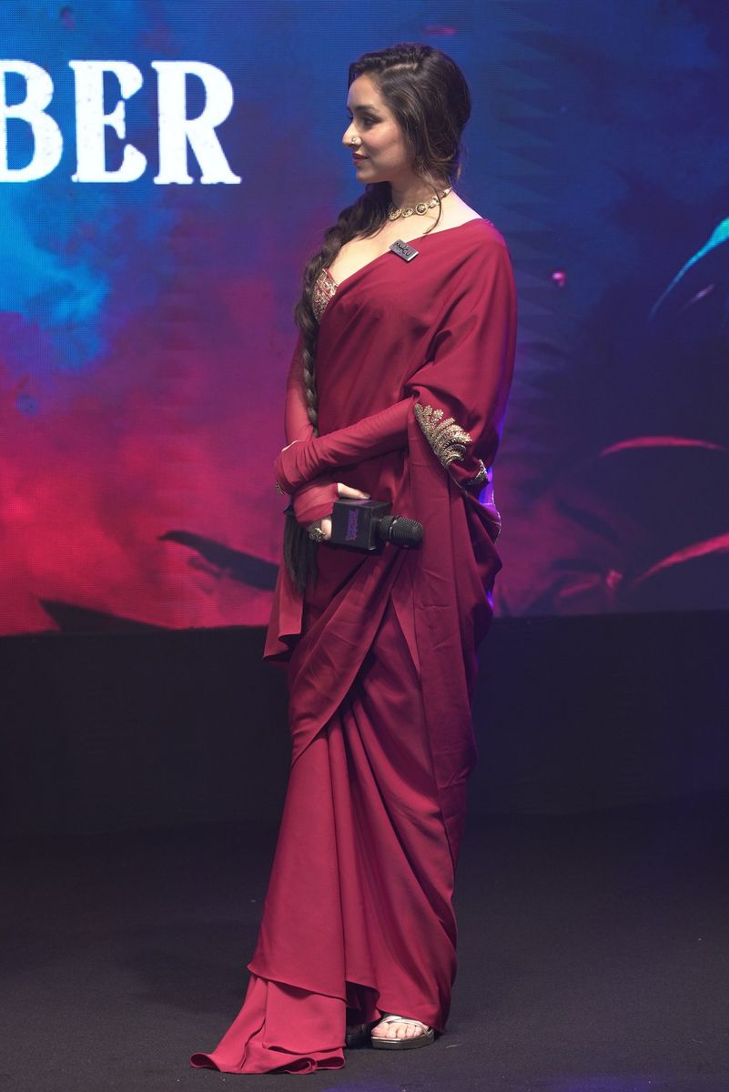 Shraddha Kapoor at Thamma trailer launch