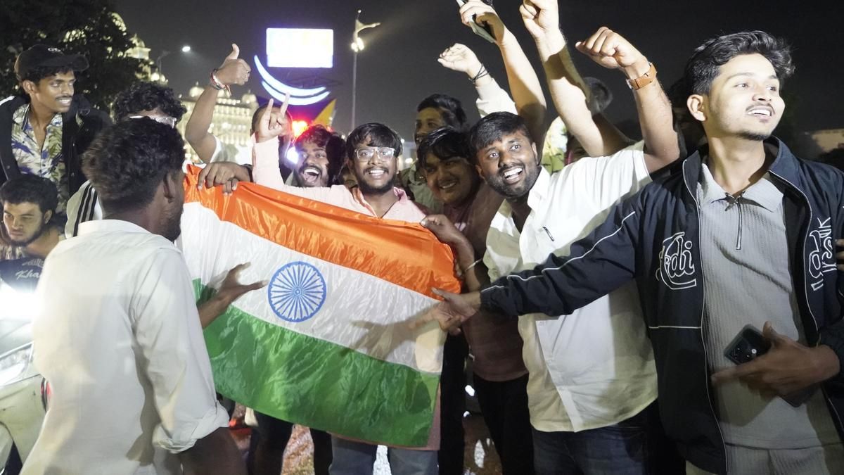 Hyderabad celebrates India's Asia Cup win