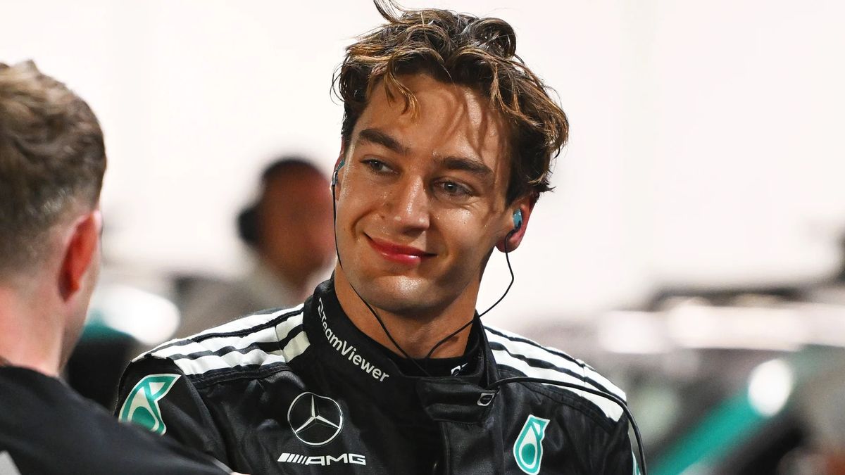 George Russell's post-pole full glow up