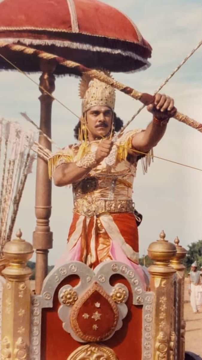 Pankaj Dheer as Karna, epic nostalgia