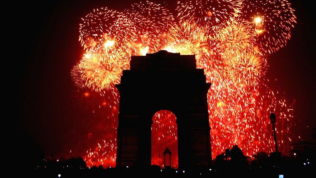 India Gate Fireworks