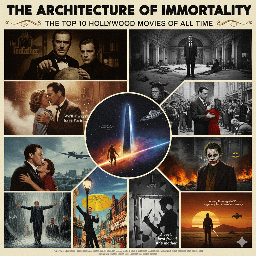 The Architecture of Immortality: The Top 10 Hollywood Movies of All Time