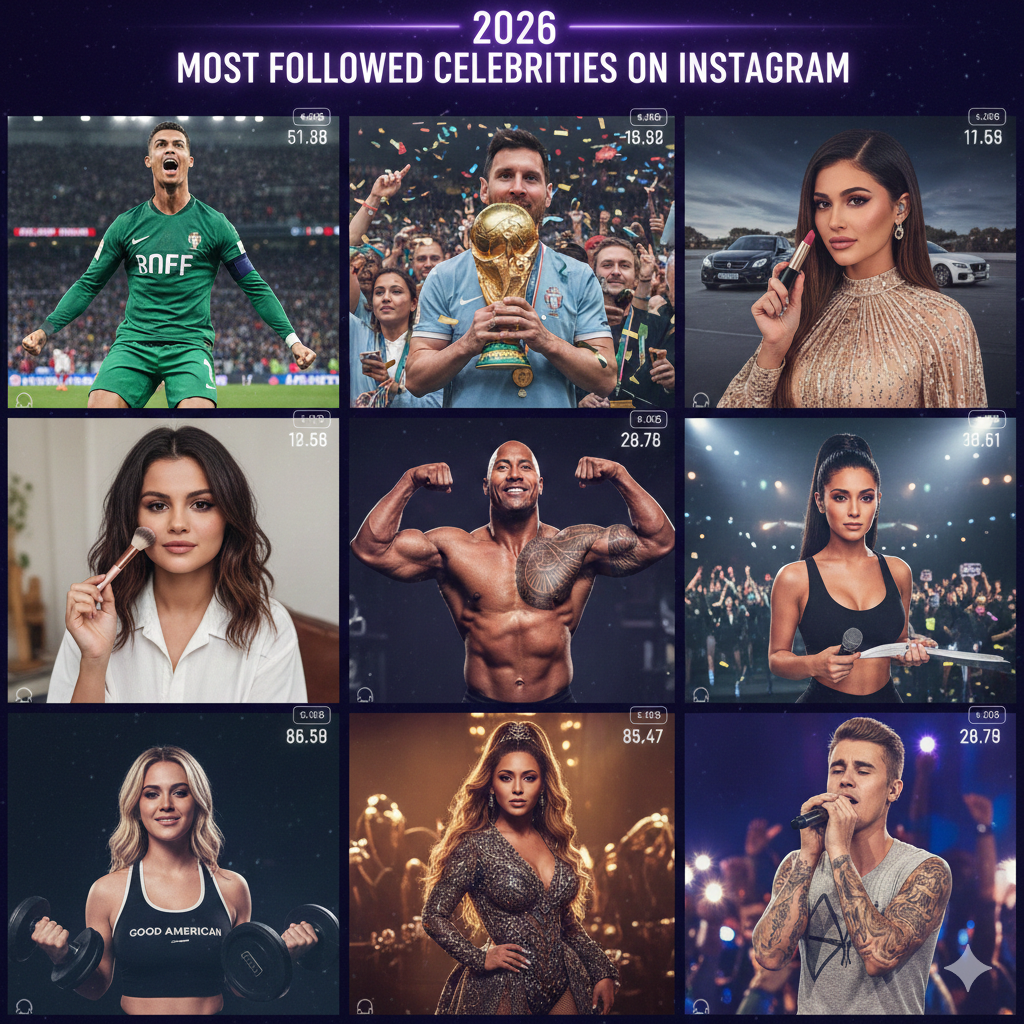 The Top 10 Most Followed People on Instagram (2026)